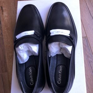 Black Calvin Klein men shoes.
